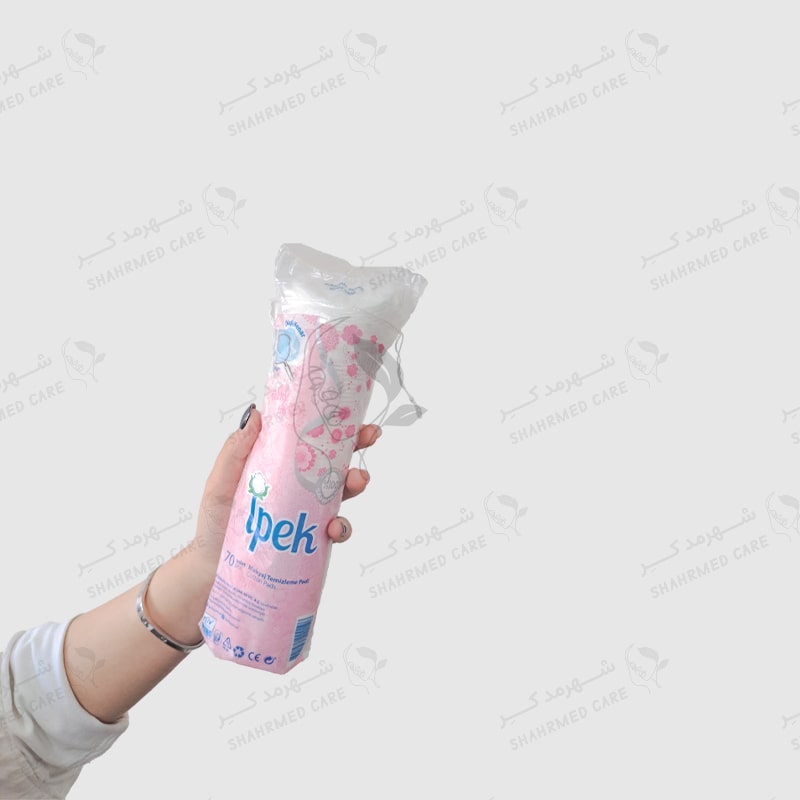 پد پاککننده آرایش 70 و 120 عددی ایپک مدل 01 Ipeck 70PCS and 120PCS Makeup Cleaner Pad