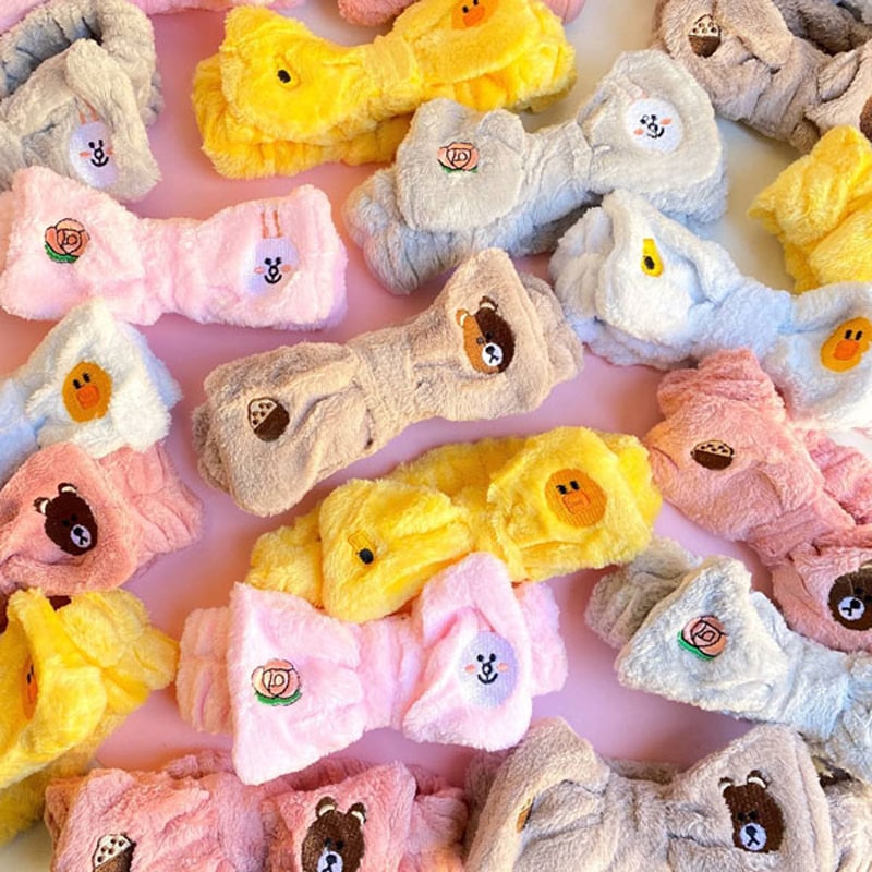 هدبند حوله ای عروسکی Doll towel headband