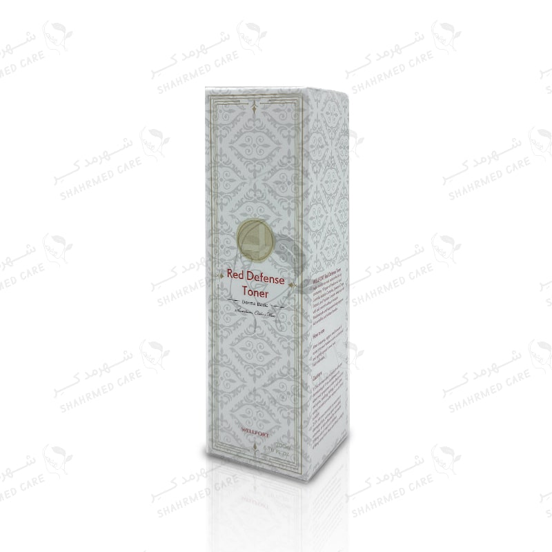 تونر 200 میلی لیتر مرطوب کننده رد دفنس ولفورت Wellfort Red Defense Toner